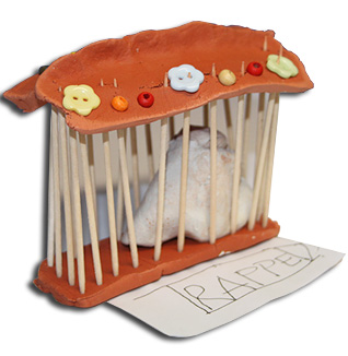 Trapped - Clay model